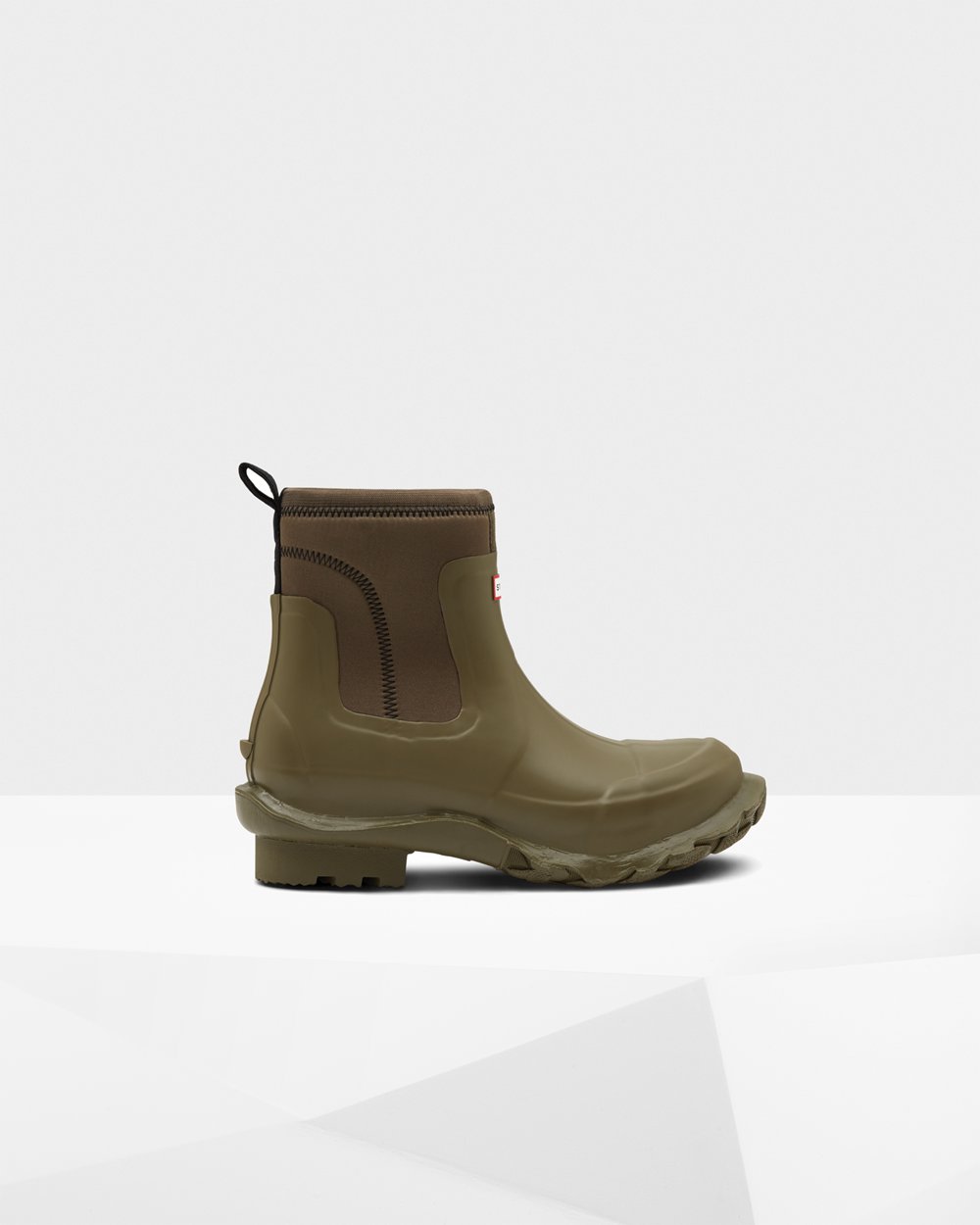 Mens Chelsea Boots - Hunter Stella Mccartney X (87YXIALPD) - Olive